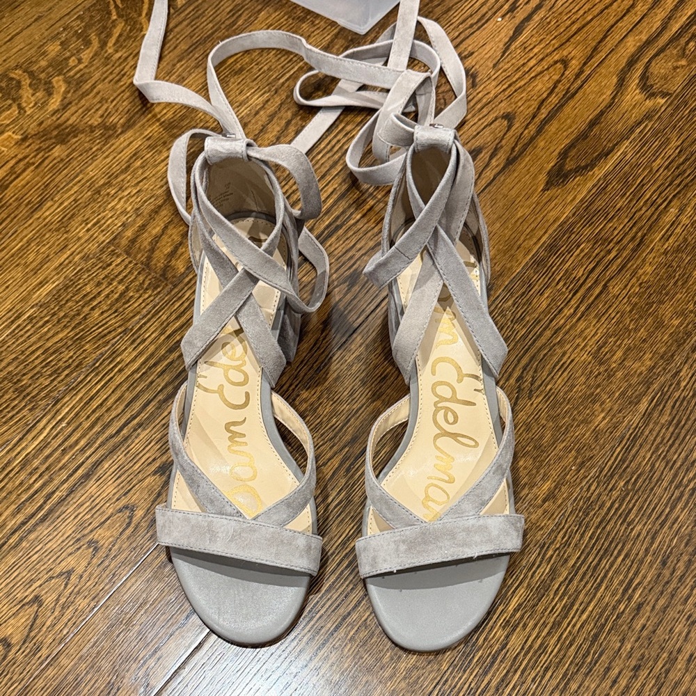 Sam Edelman Taupe Strappy Sandals